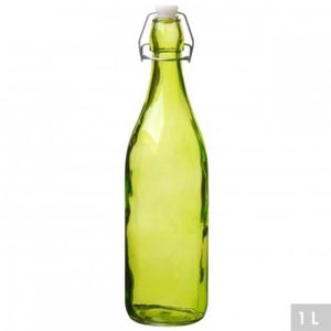 Bouteille De Lait En Verre Vintage Bouchon Hermétique 1L Promobo Bouteille De Lait En Verre Vintage Bouchon Hermétique 1L Promobo