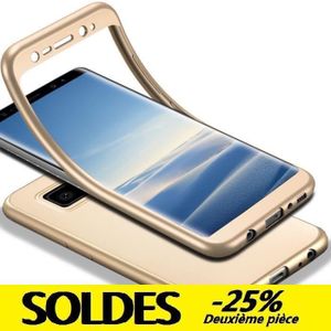 COQUE - BUMPER 360 protection anti-knock case pour Samsung Galaxy Note 8 - Or