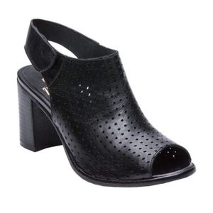 bottines ouvertes sur le coté
