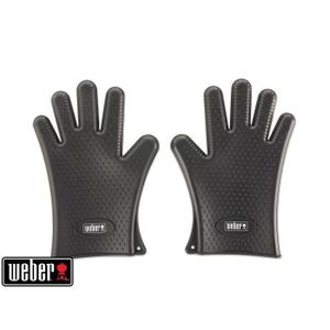 USTENSILE Gants en silicone pour barbecue Weber - Résistants