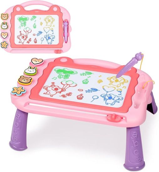 Lot De 2 Planches à Dessin Magnétiques Pour Enfants - Avec Stylos Magnétiques - Jouet éducatif Pour Garçons Et Filles - 22x17 Cm - 3
