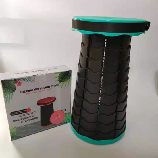 Coussin Pour Tabouret Pliable Rétractable - Diamètre 25 Cm - Velours Et Éponge - Installation Par Pressions - Pour Camping, Pique-nique - 8