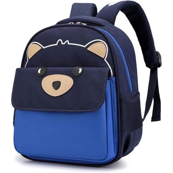 Sac à Dos Ours Pour Enfant – Cartable Animal École, Randonnée – 42x31x15 Cm, Nylon Imperméable