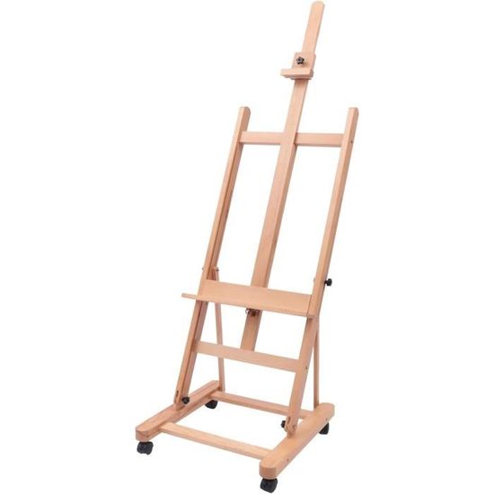 Grand Chevalet Porte-photo/peinture En Laiton - Style Empire - 40 Cm De Haut