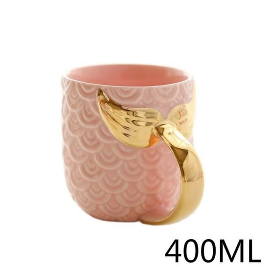 Tasse 'Always Be Yourself Sirène' 17 Oz - Céramique Blanche, Design Imprimé Des Deux Côtés