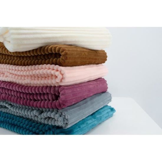 Domiva Couverture Bébé Snow Lapinou – 75x100 Cm, Ultra Douce Fourrure + Imprimé Neige, Tendance Et Câline