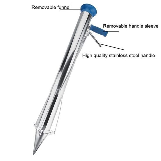 Transplanteur D'Ampoules Et Planteur Manuel à Long Manche - Outil De Jardinage Pour Bulbes Et Légumes - Désherbeur Pratique
