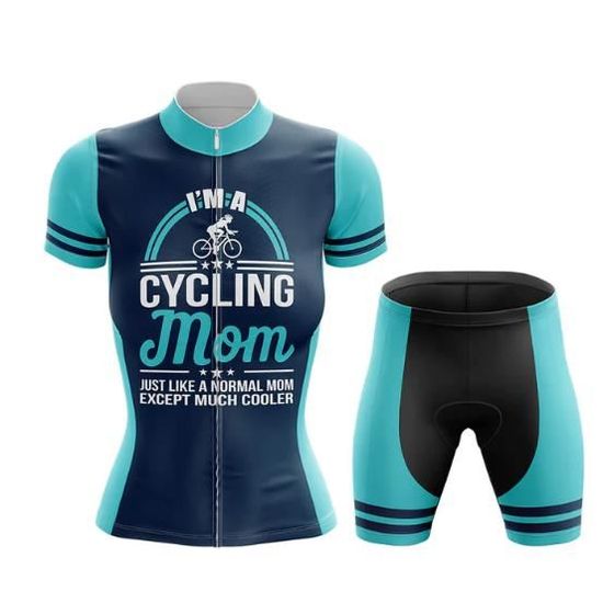 Chickwin Maillot Cycliste Femme Manche Courte, Imprimé Léopard Maillot Velo Route Été Élastique Respirant Séchage Rapide Jersey Cyclisme Avec Poche Vêtements Tee Shirt