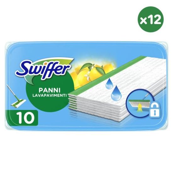 SWIFFER Balai Attrape-Poussière Kit de Démarrage avec 1 Lingette, 8  Lingettes sèches et 3 Lingettes humides pour sols - Cdiscount Au quotidien