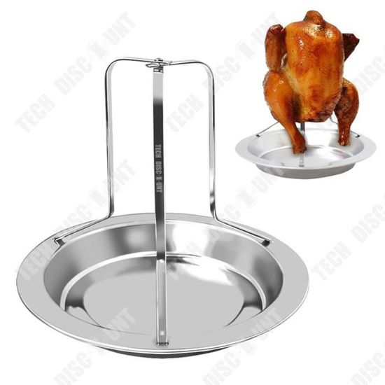 Grille à poulet en acier inoxydable TD® - TECH DISCOUNT - Design séparé -  Pour barbecue extérieur - Cdiscount Electroménager