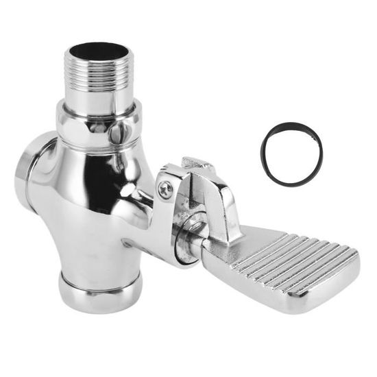 Valve à Pédale Mains Libres En Acier Inoxydable - Pour Robinet, économie D' eau - Installation Facile Au Sol