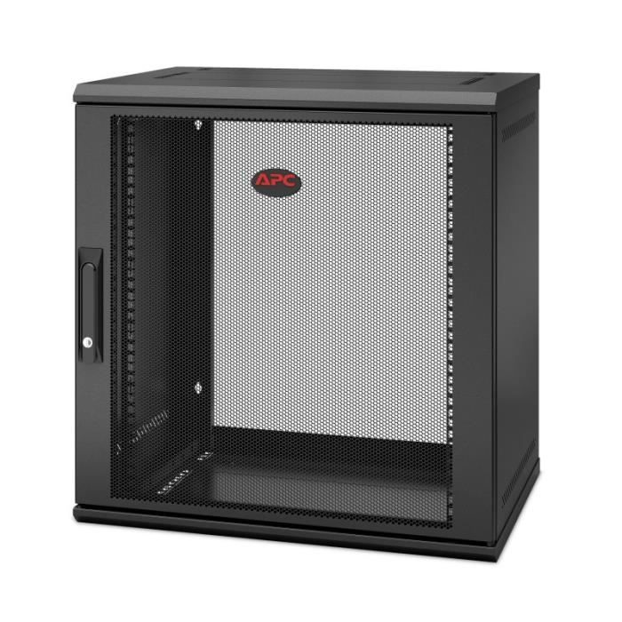 apc apc netshelter wx 12u single wall-mount noir noir Noir