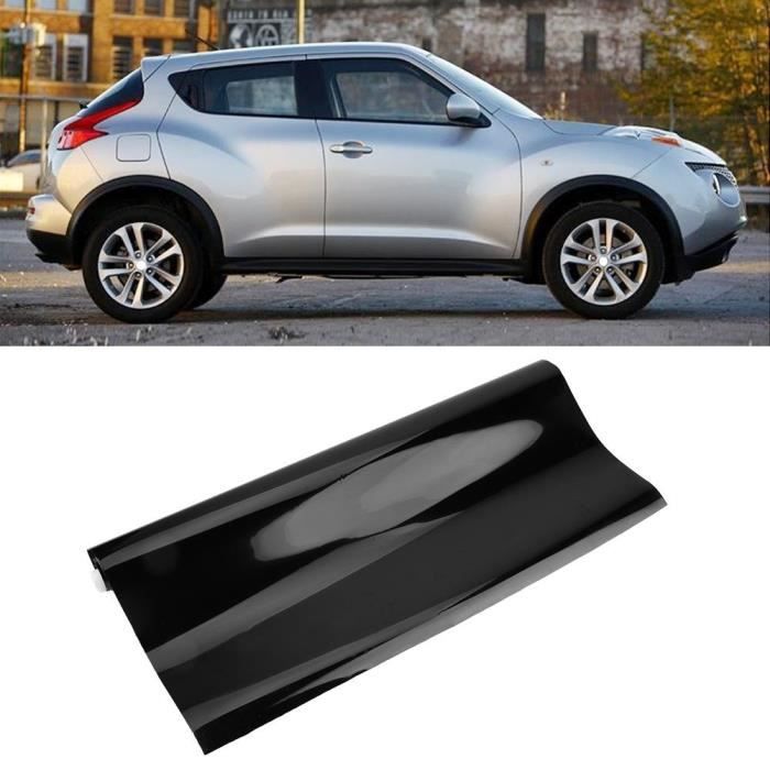 Film de verre teinté pour vitres de voiture anti-usure 50 * 100cm Film de protection solaire isolant thermique (5%)-CER