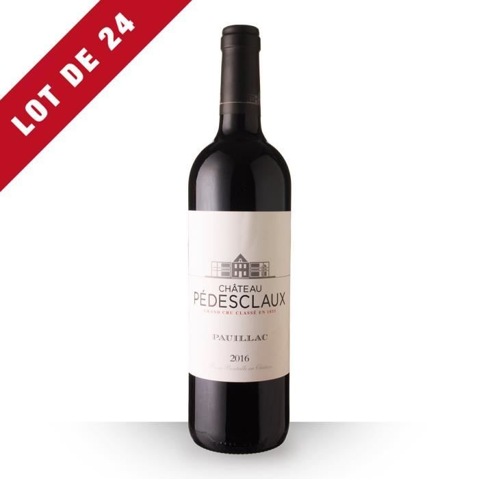 Lot de 24 - Château Pedesclaux 2016 AOC Pauillac - 24x75cl - Vin Rouge