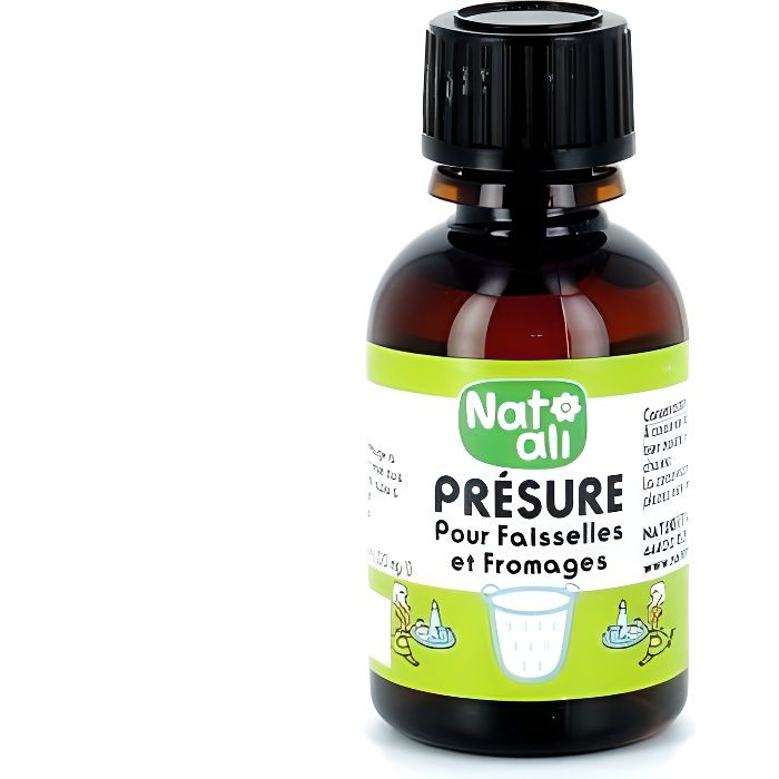 NAT-ALI - Présure pour faisselles et fromages 30 ml