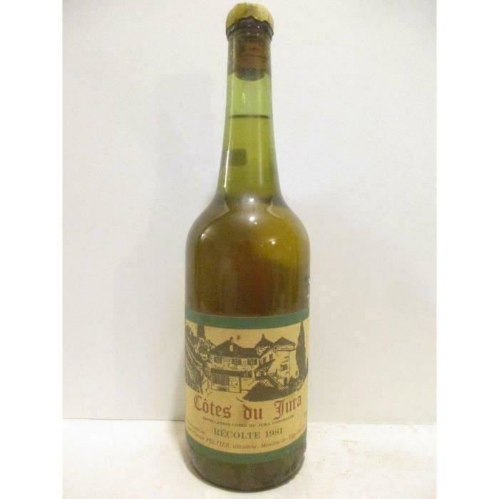 côtes du jura jean-claude peltier blanc 1981 - jura