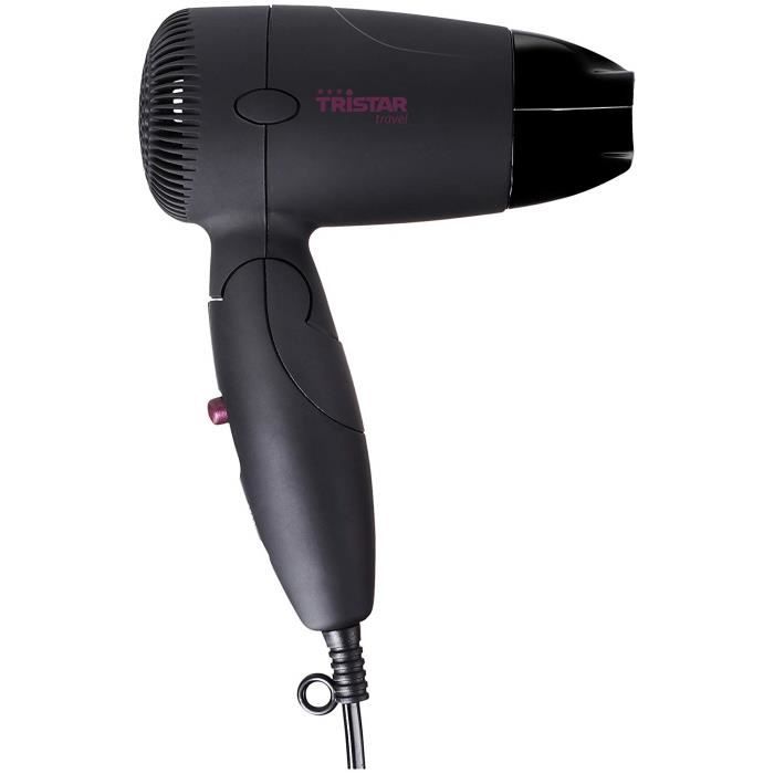 Sèche-Cheveux De Voyage Hd-2359 Tristar - Poignée Pliable - Prise Compatible 120-230v