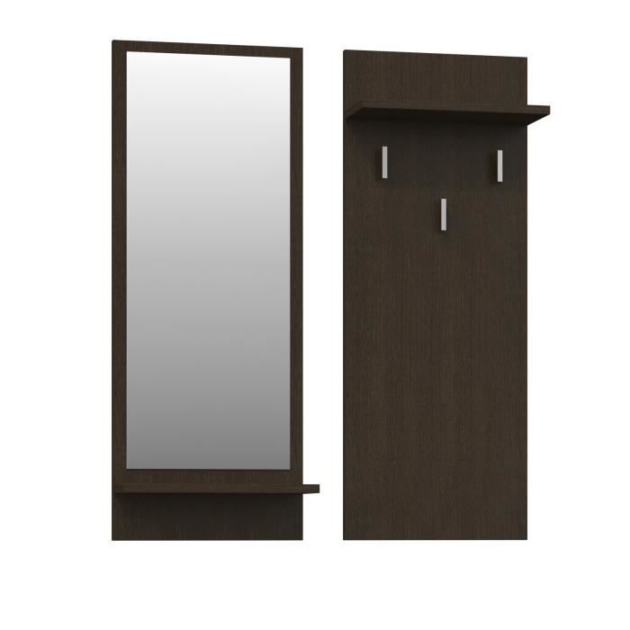 Vestiaire Porte-Manteau, Meuble d'entrée - RIVA - WENGE