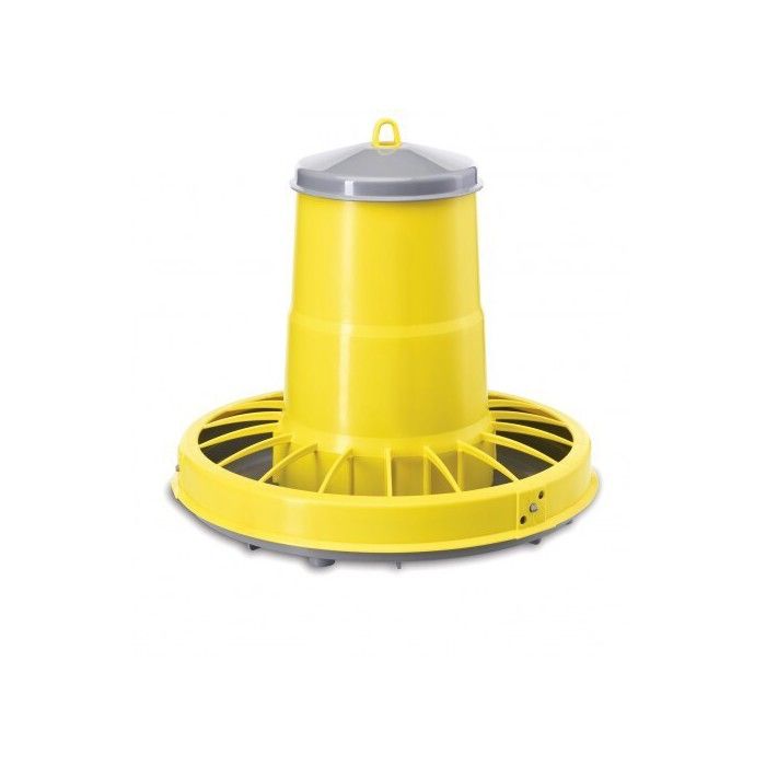Mangeoire Plastique 8,5kg Avec Débit Réglable