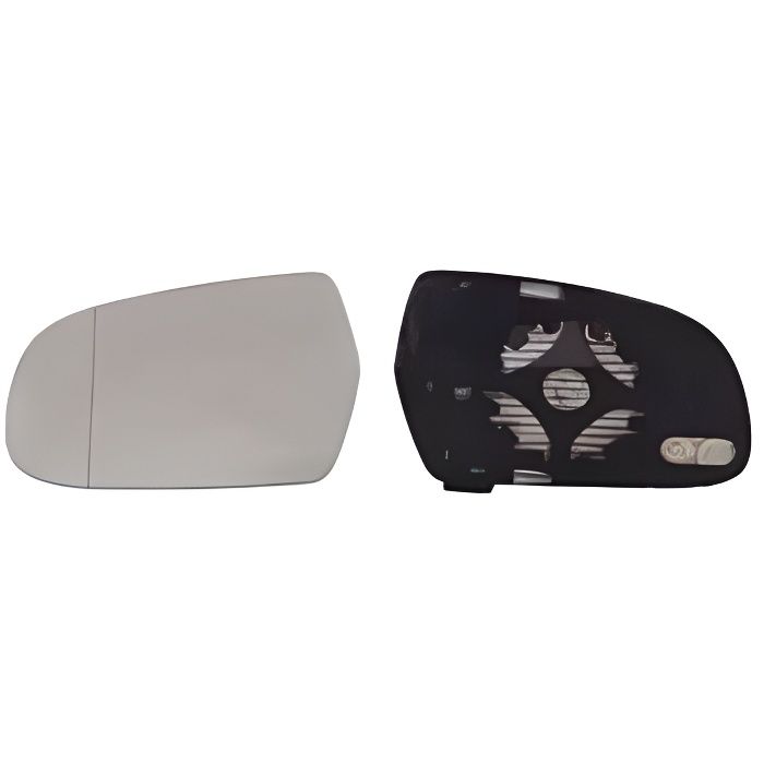 Miroir Glace rétroviseur gauche pour AUDI A3 II ph.2 SPORTBACK 2010-2012, dégivrant, asphérique.
