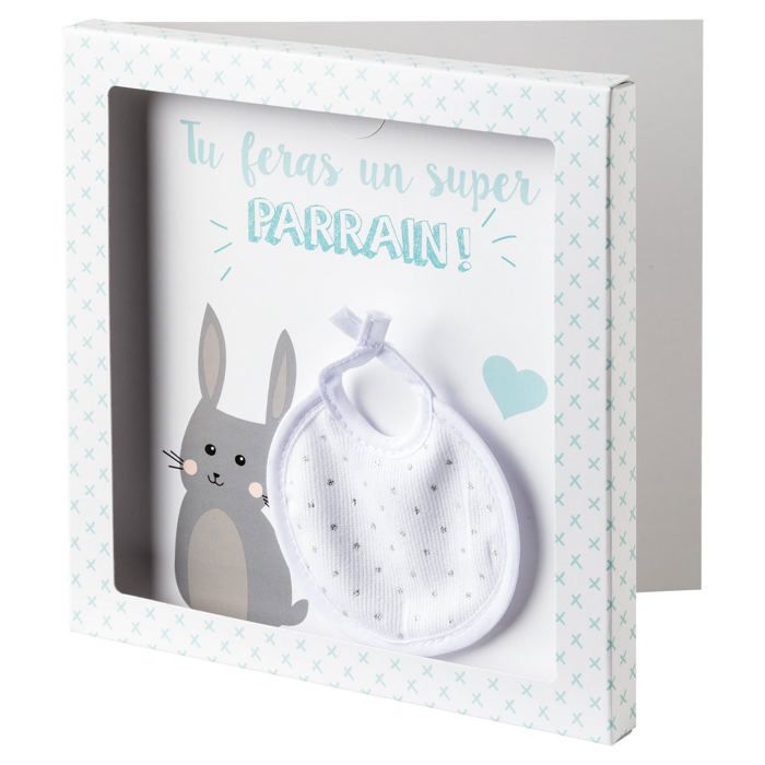 BABYCALIN Carte cadeau surprise Parrain + Enveloppe