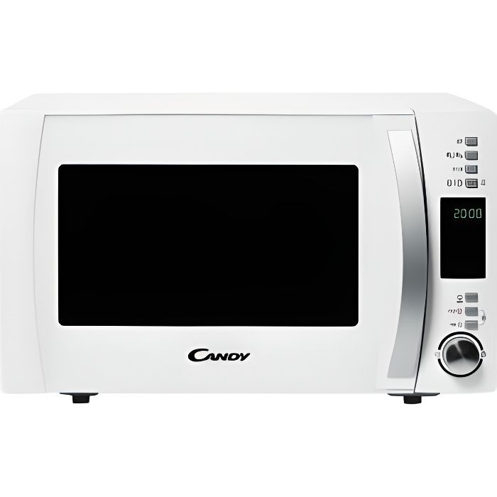 CANDY Micro ondes Solo blanc- 800W- 22L- display elec- 10 fonctions