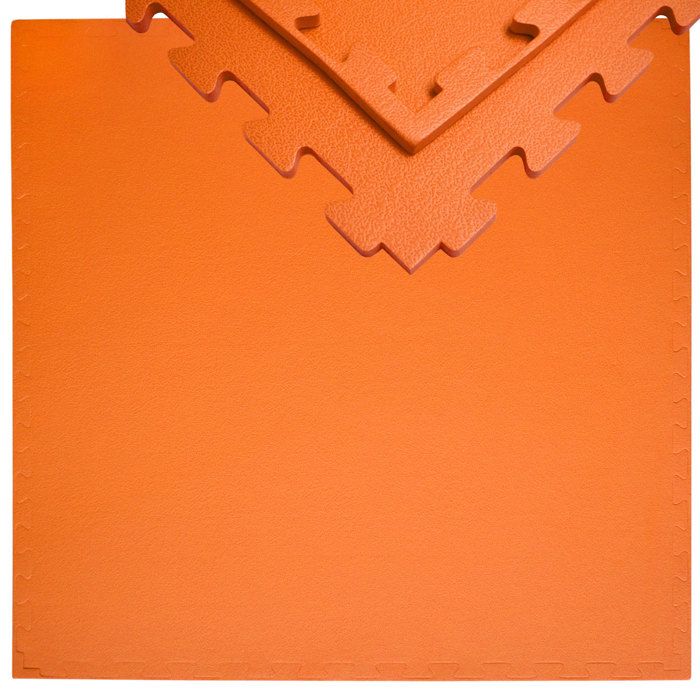 Tapis Puzzle de Fitness 90x90cm incl embouts 12mm Orange