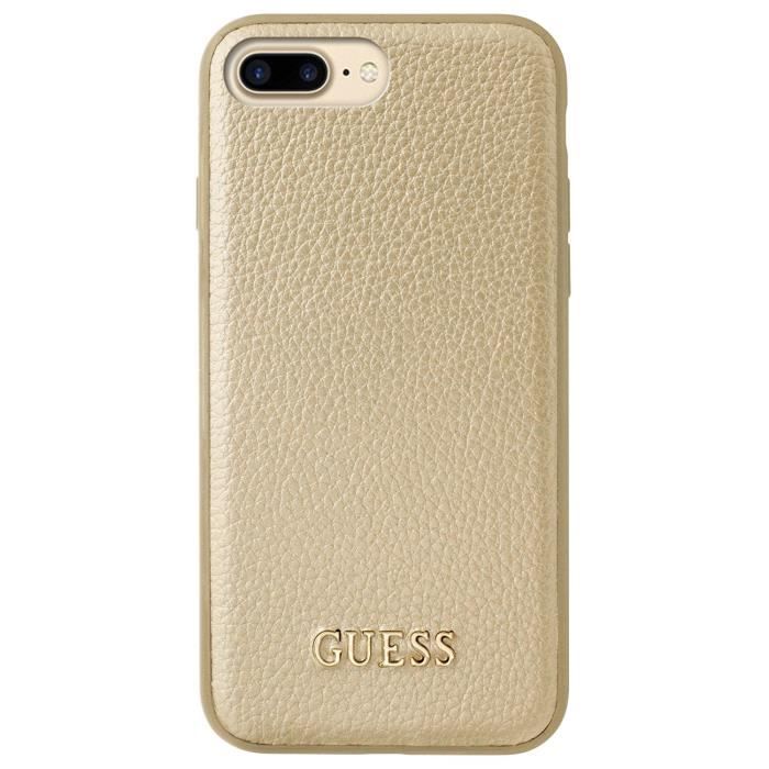 GUESS GUHCP7LIGLGO, Housse, Apple, iPhone 7 plus, 14 cm (5.5-), Beige