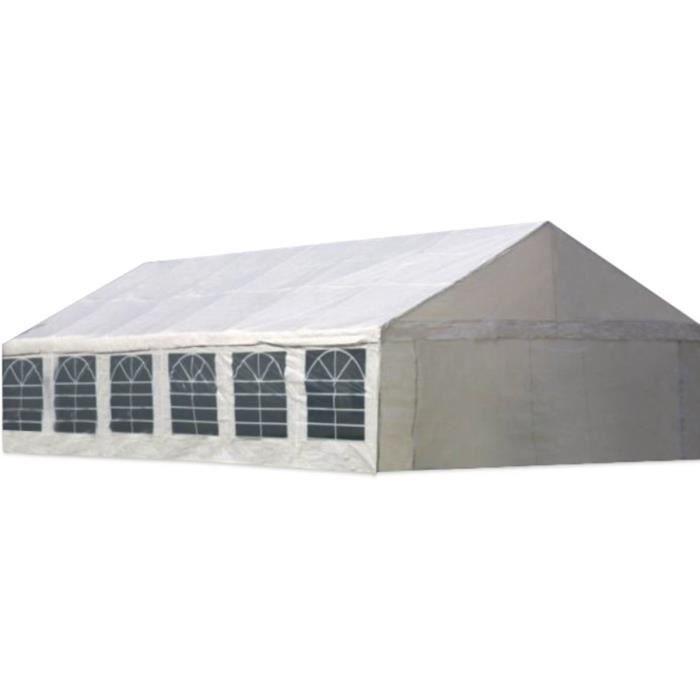 Tente de réception -Celia- en polyéthylène - 72m² - 6 x 12 m