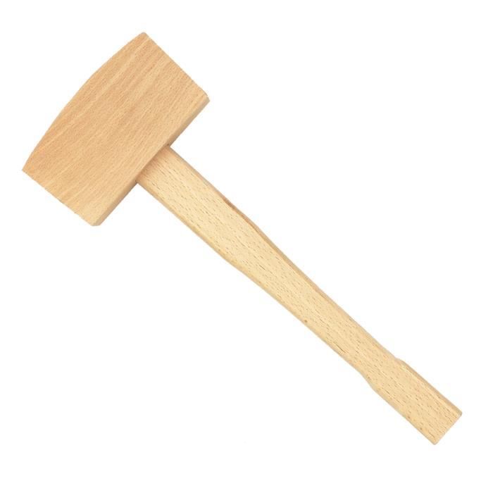 Marteau en Bois Menuiserie Outil Maillets Sculpture Maroquinerie Poterie DIY 130mm