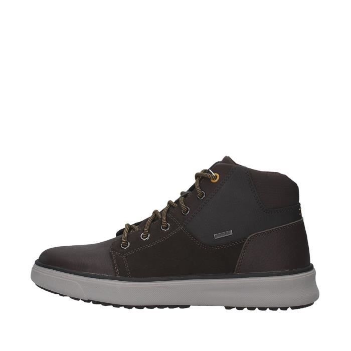 Geox U04AQC046ME chaussures de tennis haute homme MARRON