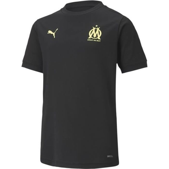Maillot enfant Puma OM Training - noir/jaune vif - 10 ans