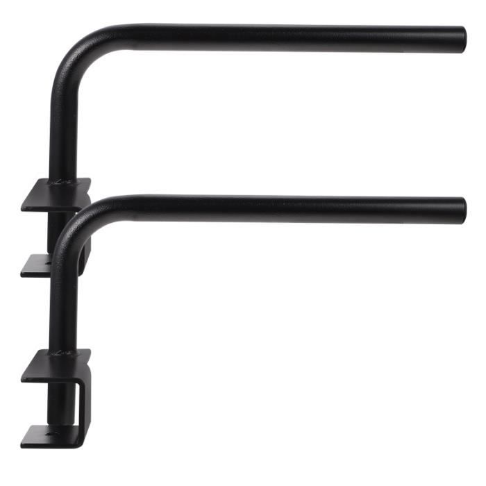 2pcs exquis Dispositifs de formation durables barre pour traction - dip station fitness - musculation