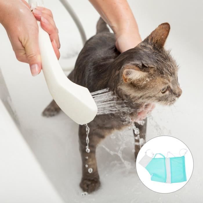 Chat Douche Filet Sac Toilettage de Bain de Réglable Lavabo kit de produits de soin - hygiene produit de soin - hygiene
