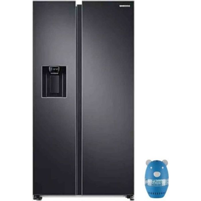 SAMSUNG Réfrigérateur Frigo Américain 2 portes 634L Froid Ventilé 71,6 Noir