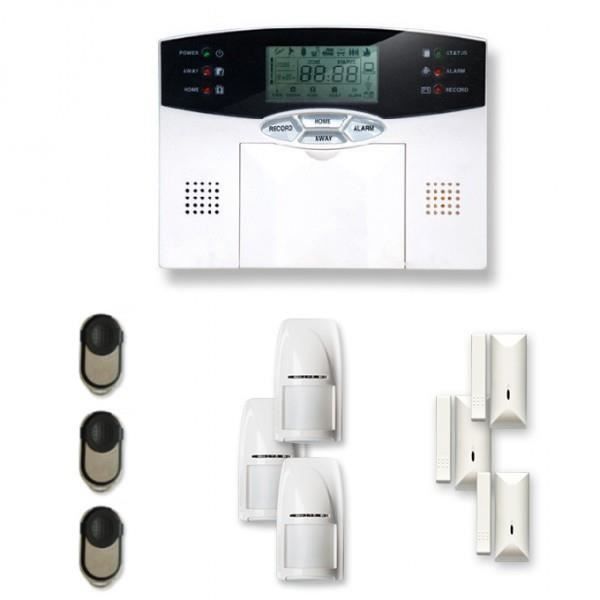 Alarme maison sans fil 3 à 4 pièces MN mouvement et intrusion - Compatible Box