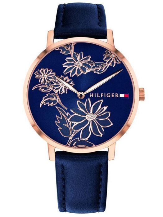Tommy Hilfiger-Montre Analogique pour Femmes à movement Quartz en Cuir 1781918