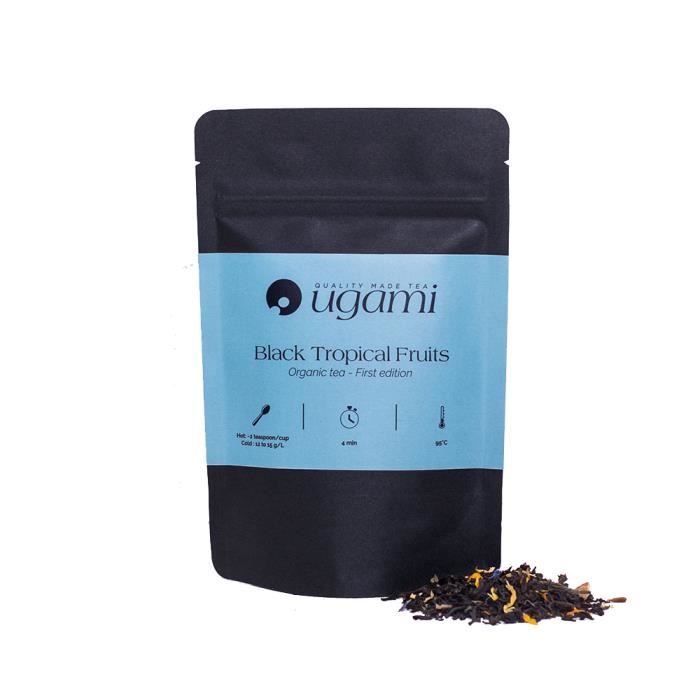 Thé Noir Fruits Tropicaux - bio, en vrac 25g UGAMI