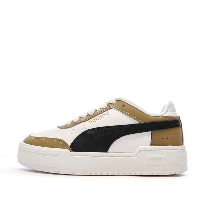 Puma Baskets Blanches/Marron Garçon Puma Muted