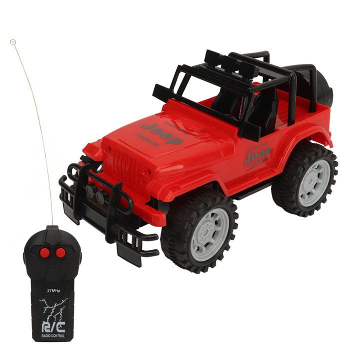 Voiture Tout-Terrain Télécommandée LISM - Échelle 1/16, Noir, Avec Lumières LED (Neuf)