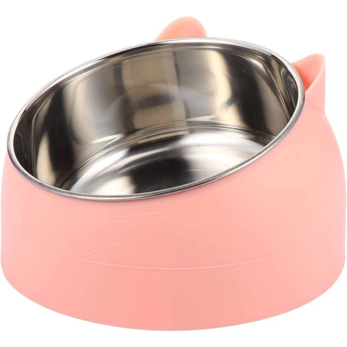 Comparer les prix de Gamelle pour chat - AIMOONSA - 200ML - Acier inoxydable - Inclinaison 15° - Base antidérapante