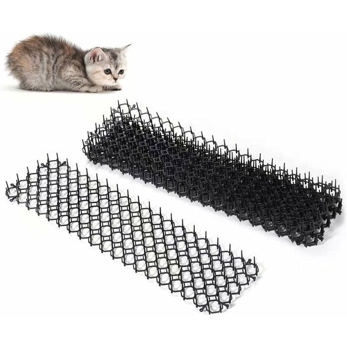 Meilleurs prix pour Anti-chat avec pointes tapis anti-chat avec jeu de pointes tapis extérieur anti-chat 45x33 cm YYV