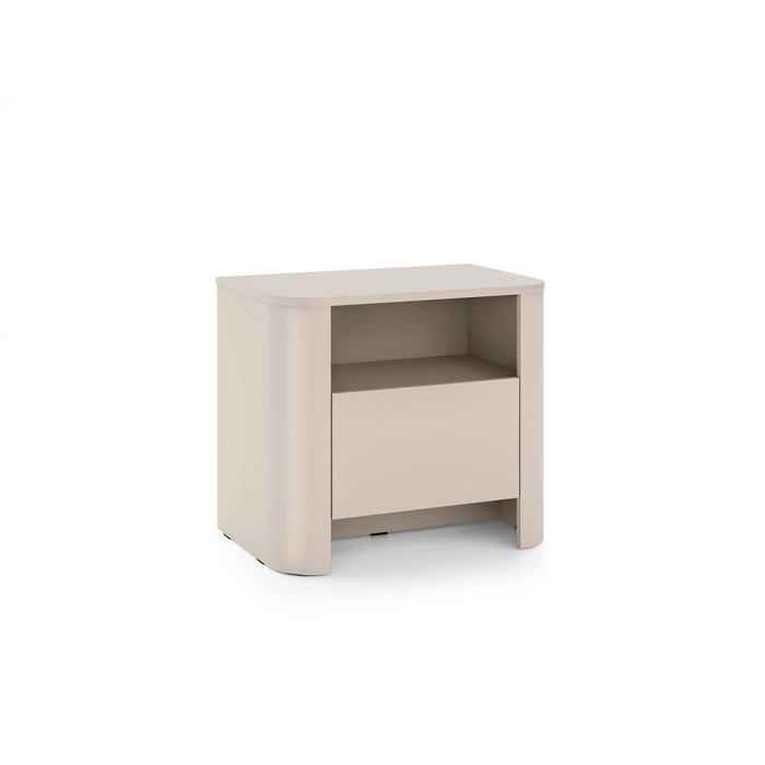 Table de chevet - Cachemire - 58 x 39 x 52 cm - Étagères pratiques - Bois stratifié