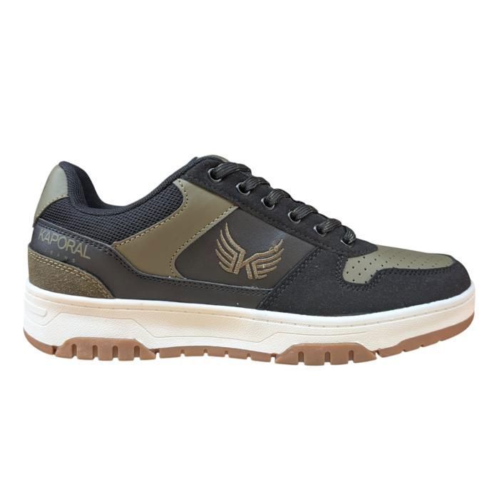 Kaporal Baskets - KAPORAL - Arzo - Kaki et noire - Taille 46 - Homme