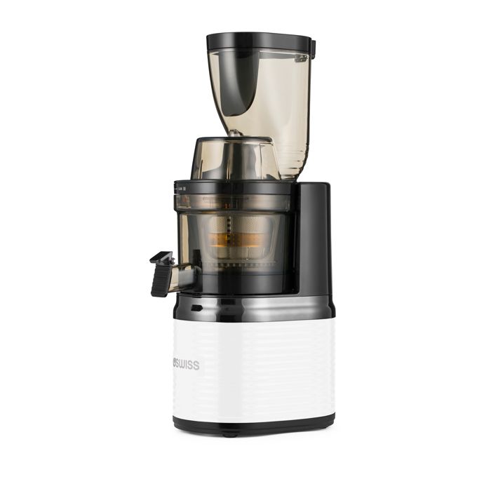 Extracteur de Jus 4Swiss BM202 Rotation Lente Moteur Puissant Grande Embouchure 8cm Nettoyage Facile en 1 min Sans BPA