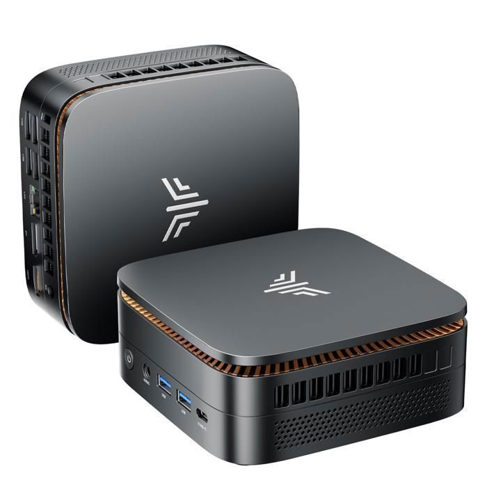 NIPOGI Mini PC - 8 Go DDR4 256 Go M.2 SSD - AMD Ryzen™ R2544(4 C/4 T jusquà 3.7GHz) - BT4.2 - WiFi5 - HDMI 4K@60Hz - Win 11 PRO