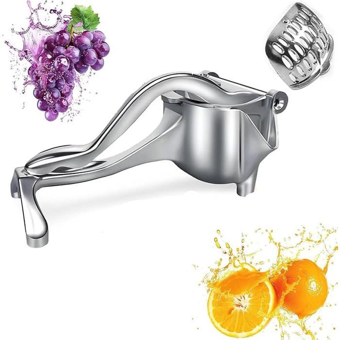 Presse-jus manuel en alliage d'aluminium, presse-agrumes à