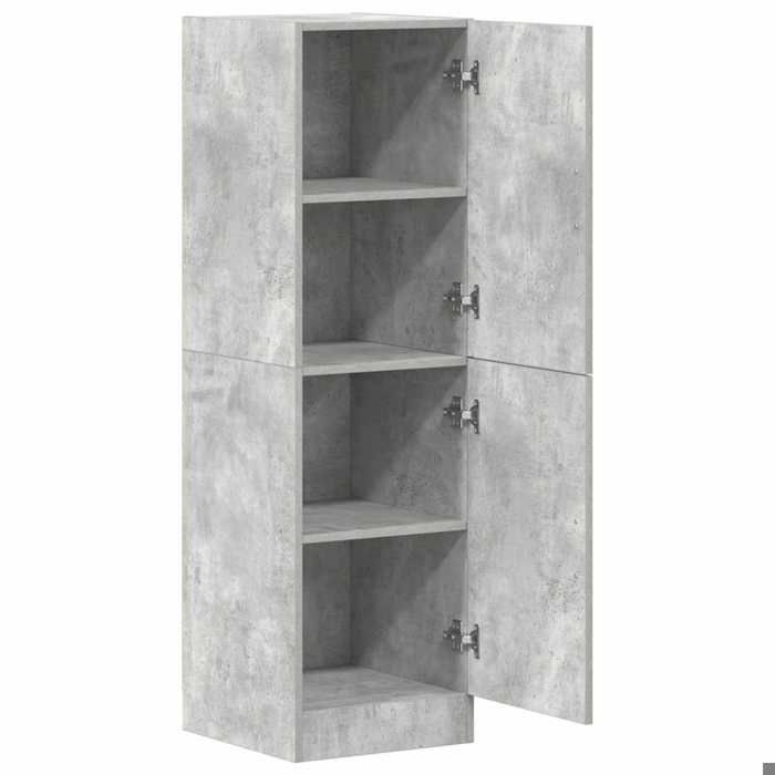 Printemps 2026 SoldesBuffet de cuisine - Meuble Rangement - gris béton 38 x 415 x 1315 cm Bois ingénierie 4889862
