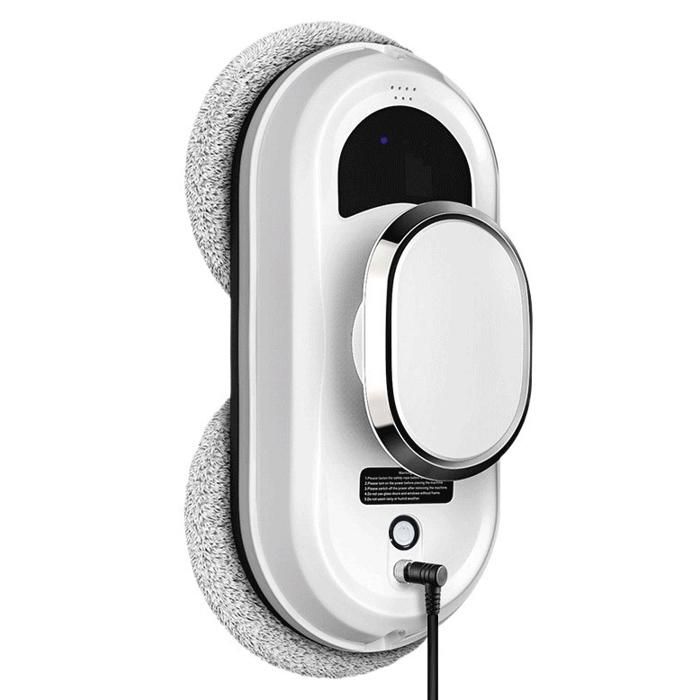 Robot lave-vitres électrique 5600Pa nettoyeur automatique intelligent portable 35ml sécurité UPS toutes surfaces murs marbre