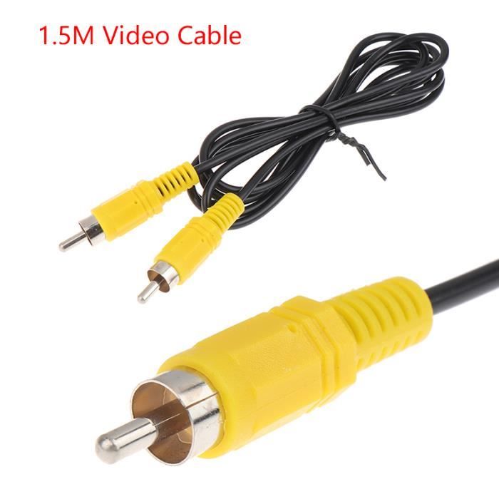 Câble Audio Coaxial Numérique RCA Pour Subwoofer - 1 M, Plaqué Or 24K, Compatible Home Cinéma 5.1